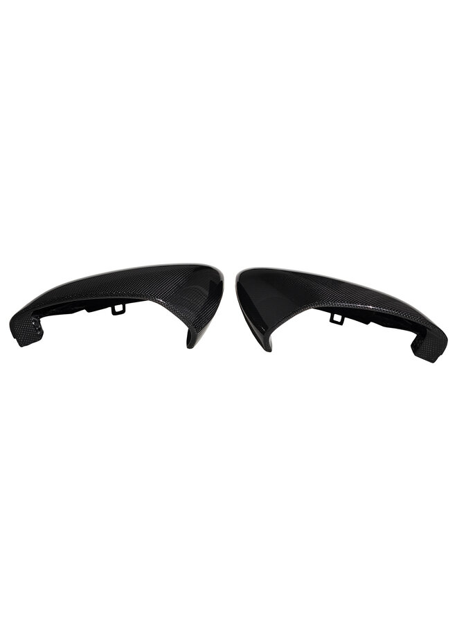 This is a Ferrari 296 / SF90 / 12 Cilindri carbon mirror covers set