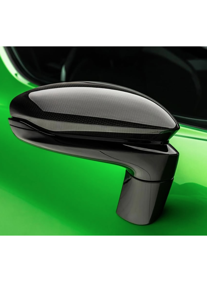 This is a Ferrari 296 / SF90 / 12 Cilindri carbon mirror covers set