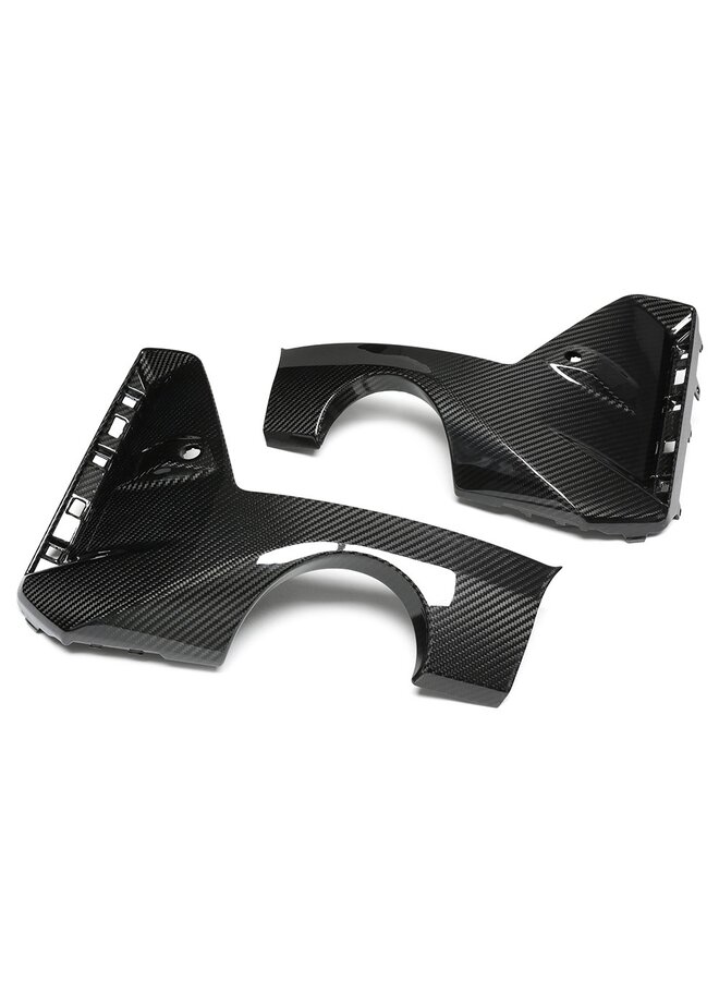 Isto diz respeito a um conjunto de difusores de carbono P para BMW Série 3 G20 G21 LCI.