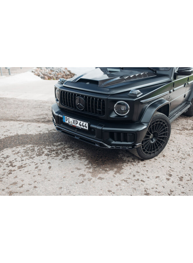 Isto diz respeito a um divisor de lábios dianteiro de carbono Mercedes G63 W465 NP2