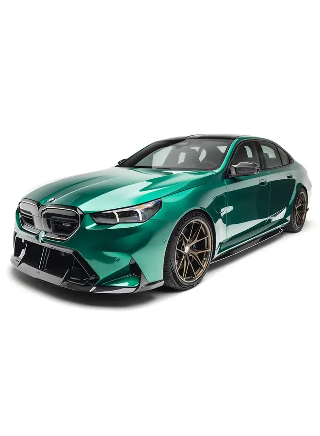 Il s'agit d'une lèvre de séparation de pare-chocs avant en carbone BMW G90 G99 M5 Adro