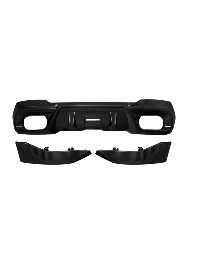Se trata de un kit de difusor de carbono para BMW X3 G45 M50.