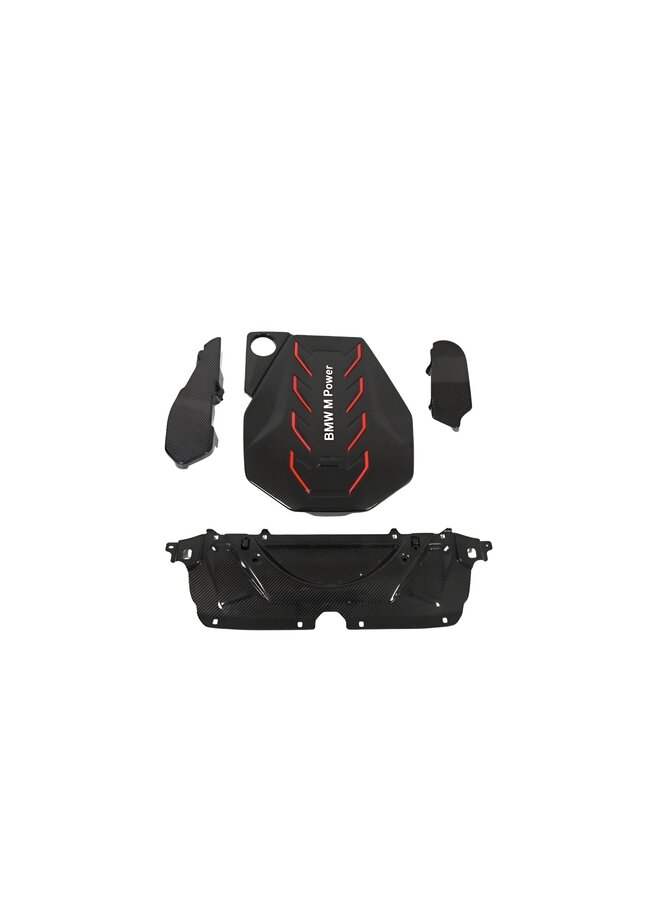 BMW G90 G99 M5 Carbon engine cover panels set