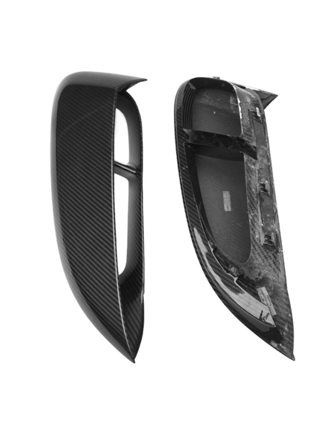 This is a Porsche 718 Cayman / Boxster carbon fiber side air scoop
