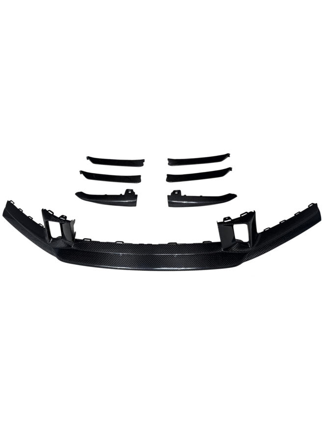 This is a Porsche 992.2 Carrera Carbon Front Lip Splitter Sport Design – Replacement Model
