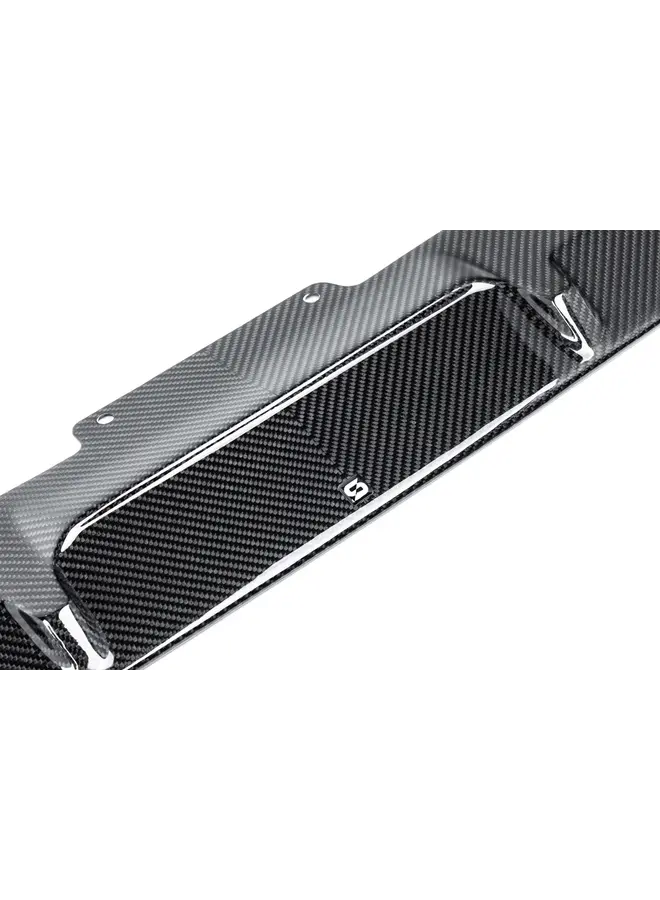 This is a BMW X5M F95 LCI Sterckenn carbon front lip splitter