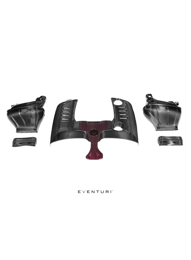 Dit betreft een Mercedes G63 W465 Eventuri carbon lucht filter intake systeem