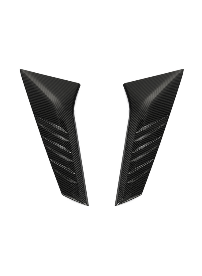 This concerns a set of Audi RS3 8Y Facelift carbon roof spoiler side panels.