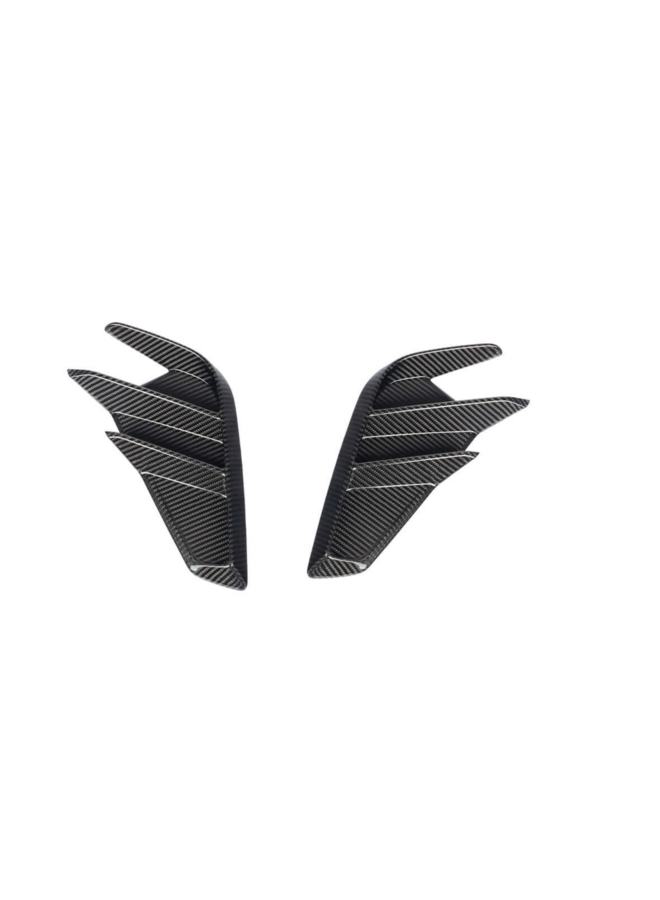 Insert de pare-chocs arrière en fibre de carbone SQ pour Audi RS3 8Y Facelift