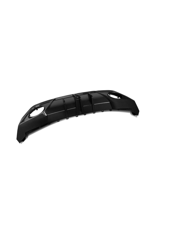 Se trata de un conjunto de difusor de carbono Audi RS3 8Y Facelift SQ