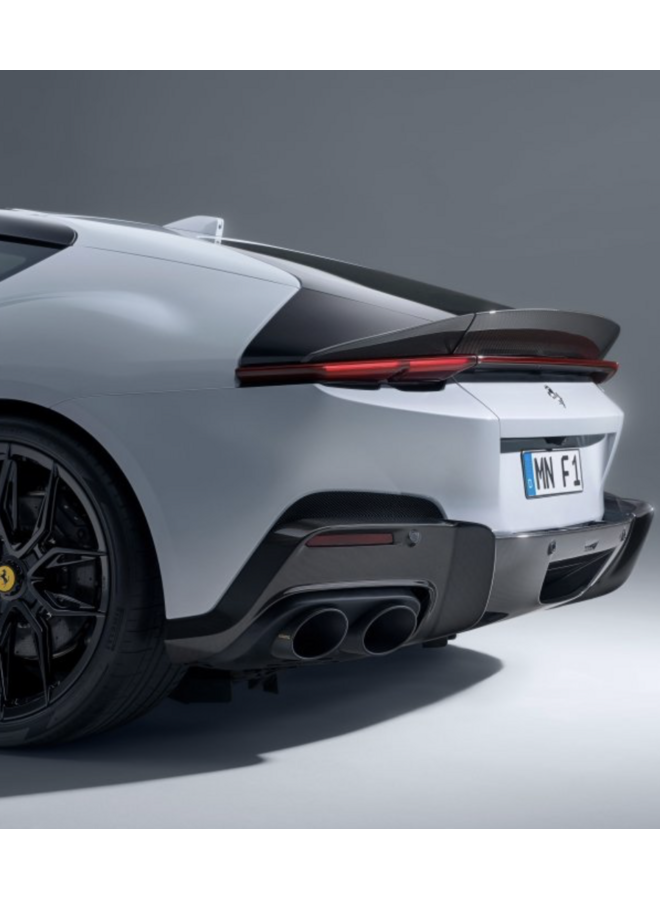 Es handelt sich um eine Ferrari 12Cilindri Carbon Novitec Heckspoilerlippe