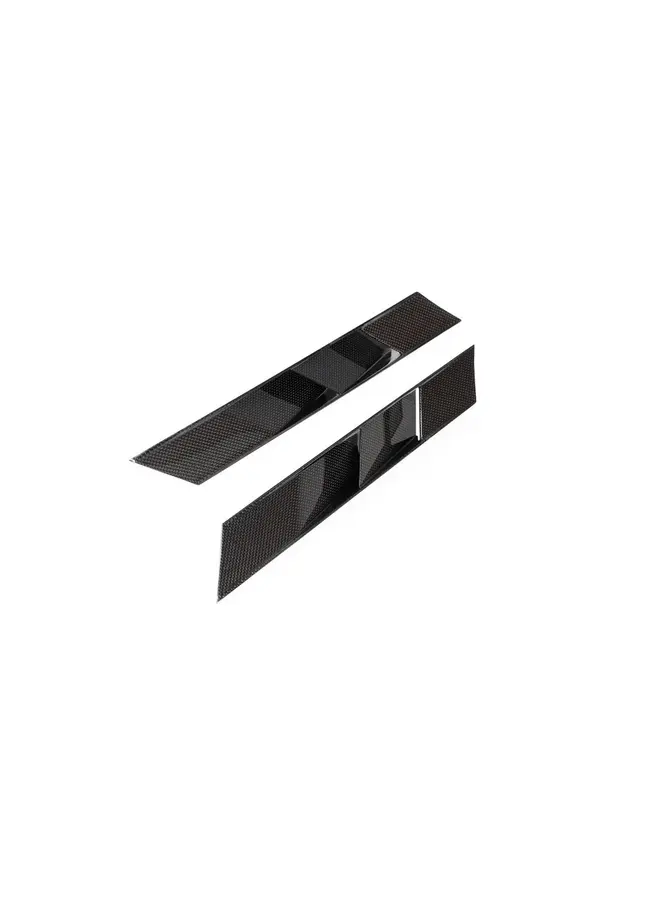 This is a set of Ferrari 12Cilindri carbon Novitec side screen insert air intake