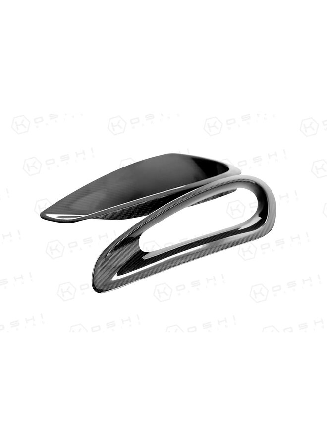 Questo è un set di prese d'aria laterali in carbonio per Porsche 911 992 Turbo S | GT3 RS