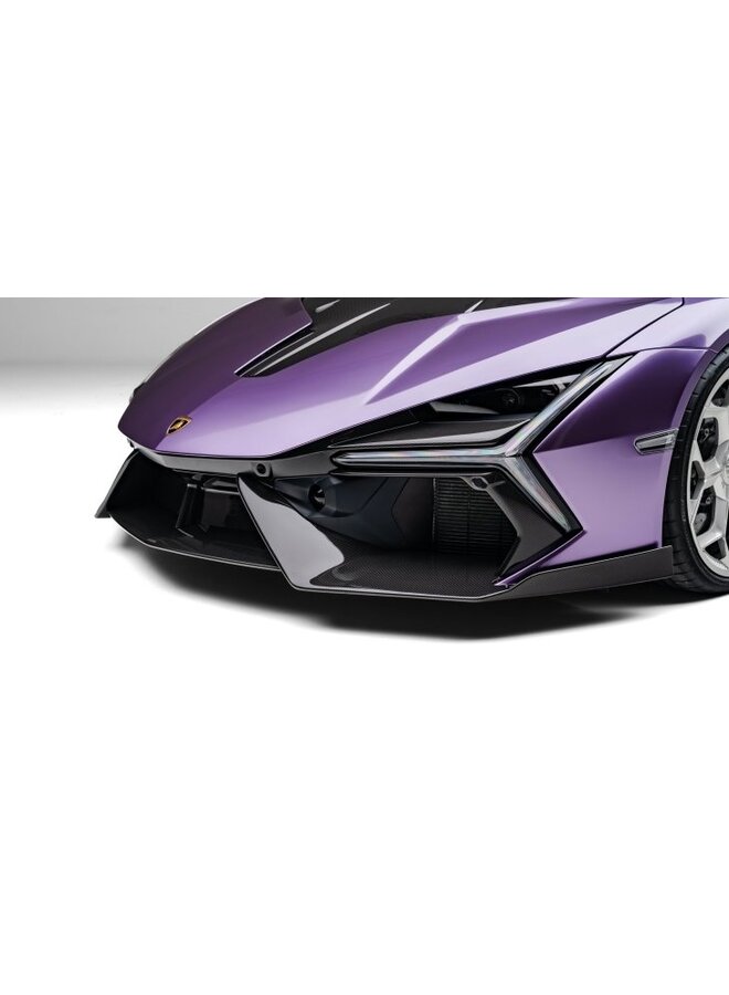 Si tratta di un set di splitter anteriori in carbonio Novitec per Lamborghini Revuelto.