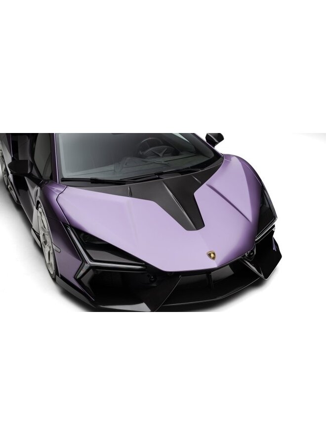 Es handelt sich um eine Lamborghini Revuelto Novitec Motorhaube und einen Kofferraumdeckel aus Carbon.