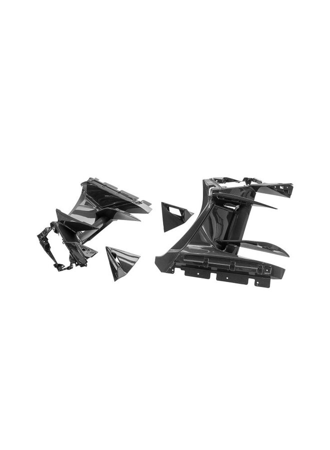 Entrada de ar lateral em fibra de carbono Novitec para o Lamborghini Revuelto