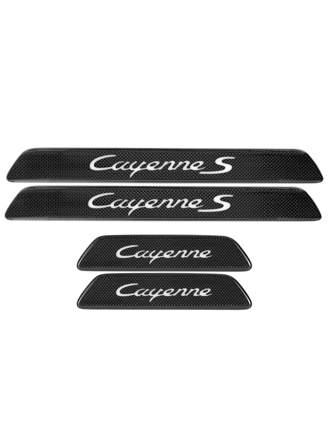 This concerns a Porsche Cayenne / Cayenne coupe carbon door sill trim set.