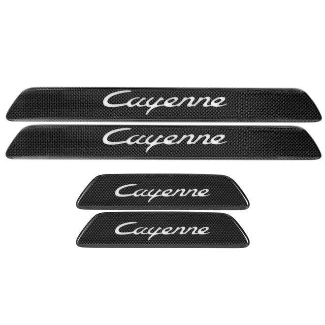 Set di profili sottoporta in carbonio per Porsche Cayenne / Cayenne coupé