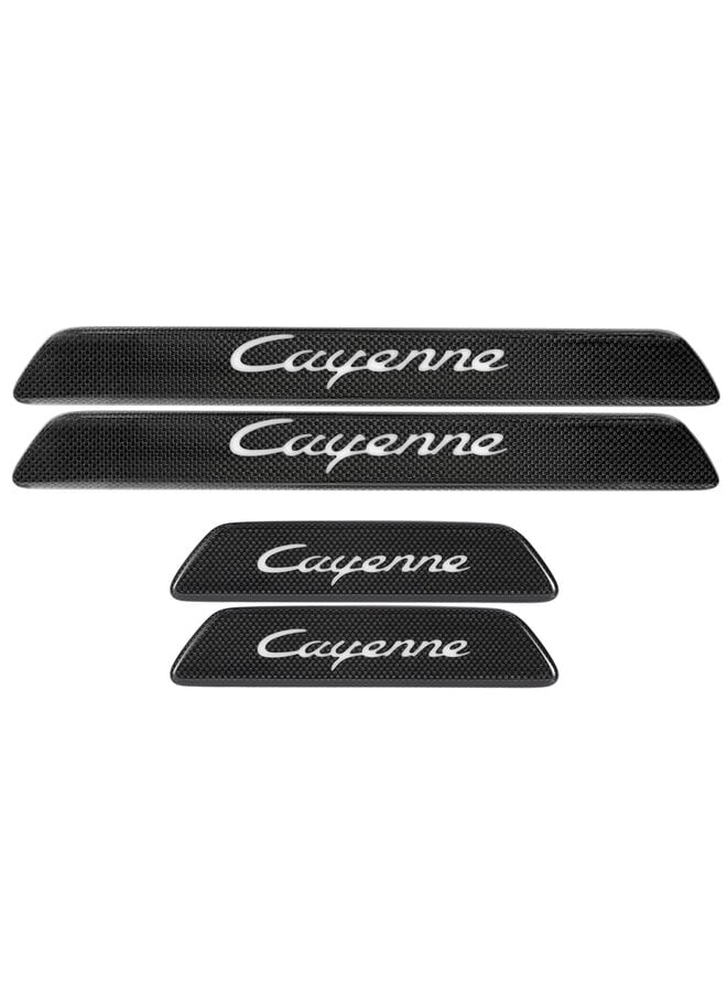 Porsche Cayenne / Cayenne coupe carbon instaplijsten set