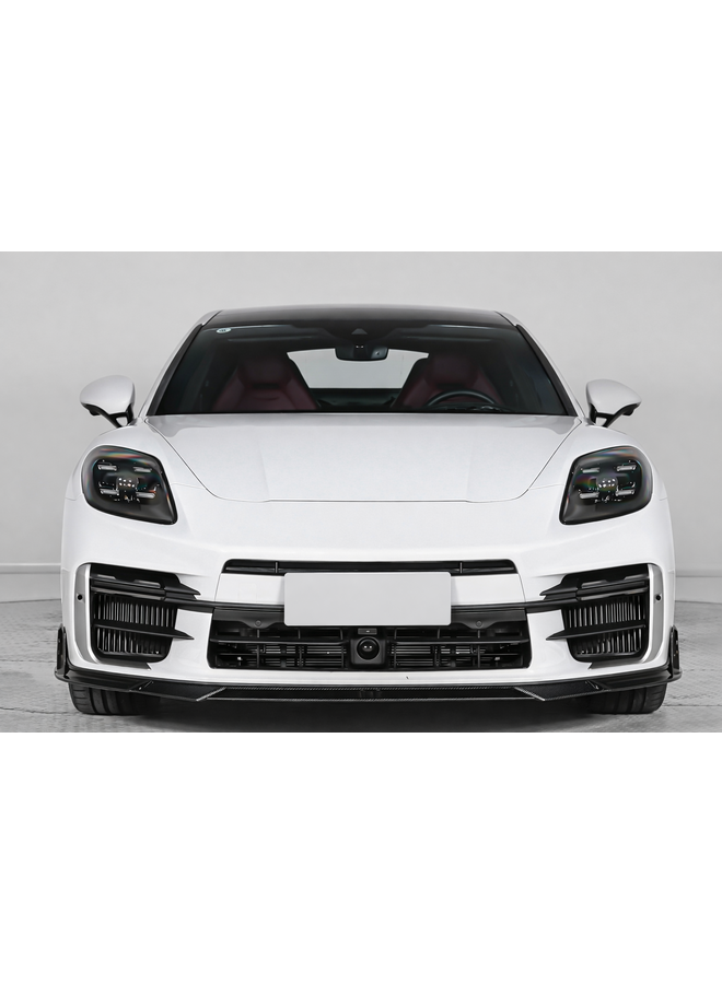 This concerns a Porsche Panamera 976 Turbo S carbon front lip splitter.