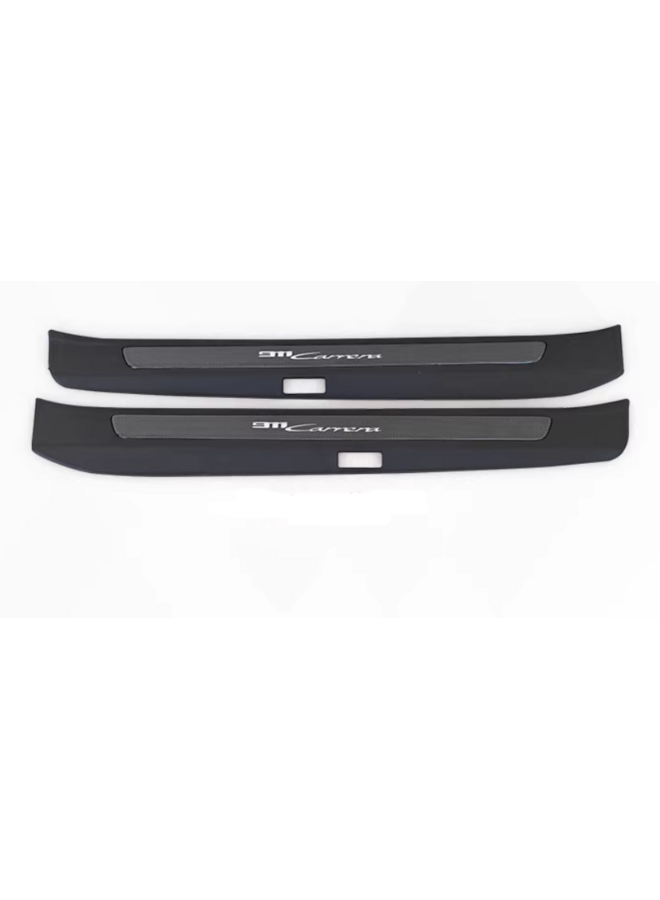 Conjunto de soleiras de porta em fibra de carbono para Porsche 911 992