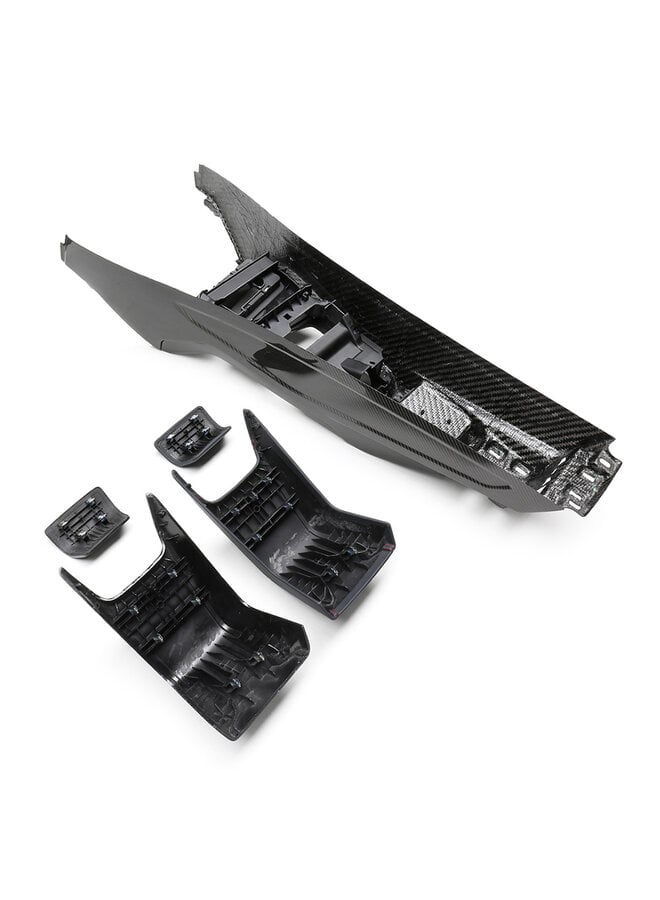 Cela concerne un panneau de console centrale BMW G80 G81 M3 G82 M4 G87 M2 Carbon CS / CSL.