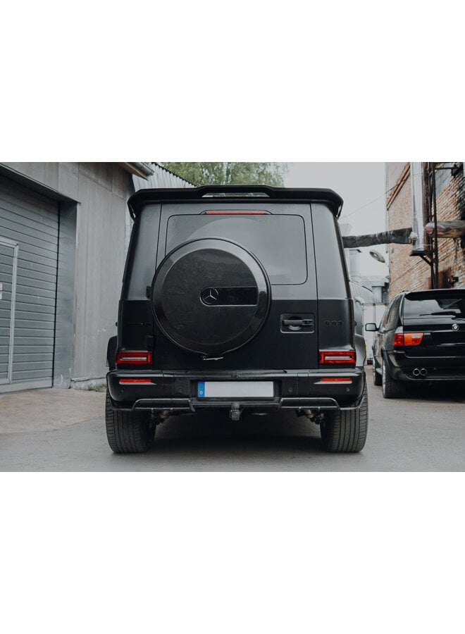 Dit betreft een Mercedes G63 W465 carbon diffuser set NP2