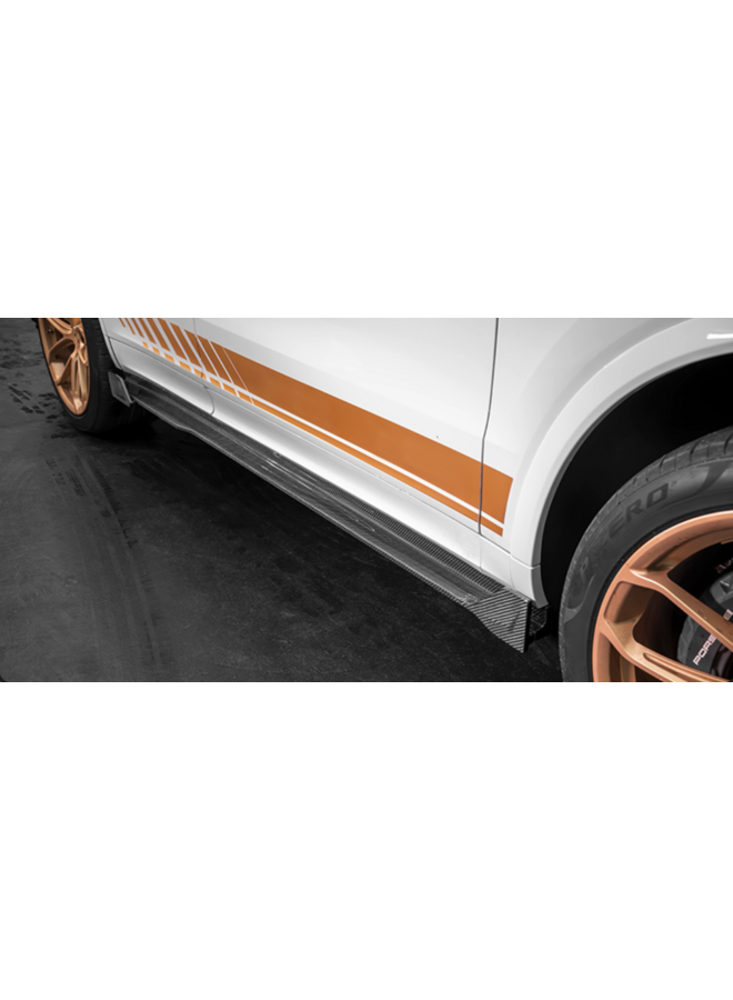 Porsche Cayenne / Coupé Minigonne laterali in carbonio TK Style | E3 ed E3.2 2018+