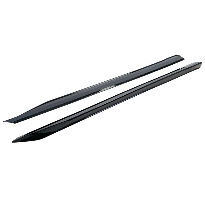 BMW G60 G61 Gloss black MPE side skirt extensions