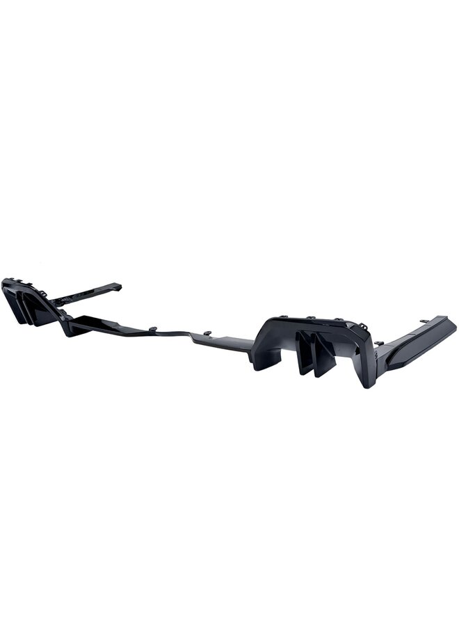 Dit betreft een BMW G60 G61 5 Serie MPE Glans zwarte diffuser set