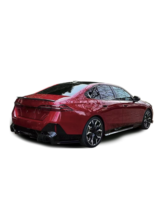 This concerns a BMW G60 G61 5 Series MPE Gloss Black diffuser set.
