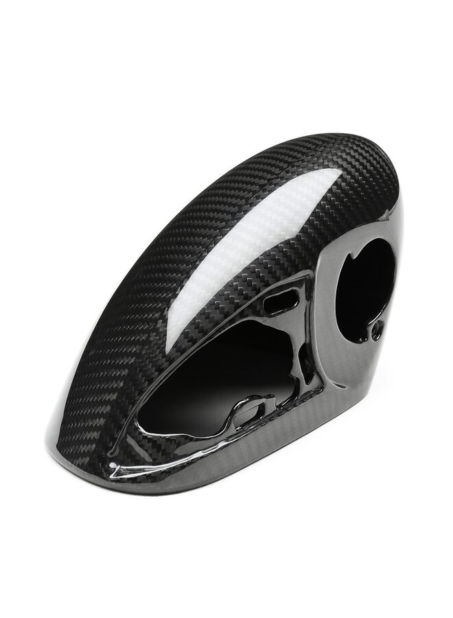 Este anúncio refere-se a um conjunto de capas de espelho retrovisor em fibra de carbono para os modelos McLaren 540C, 570S, 600LT, 720S e 750S.