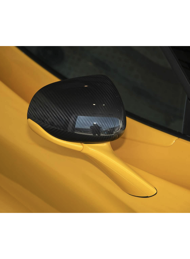 Cela concerne un ensemble de coques de rétroviseurs en carbone pour McLaren 540C, 570S, 600LT, 720S et 750S.