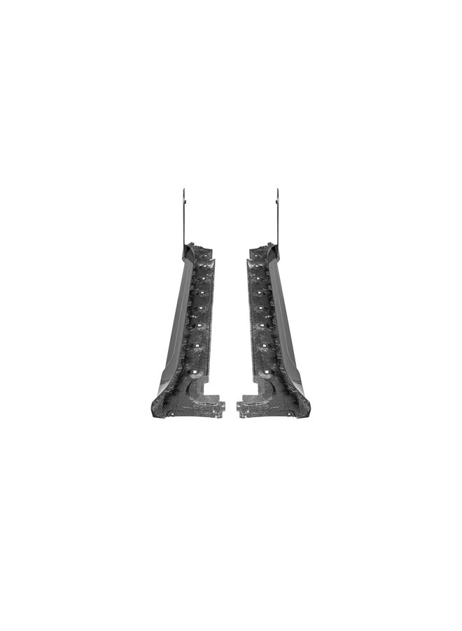 Si tratta di un set di minigonne laterali in carbonio per Porsche 911 992 GT3 RS.