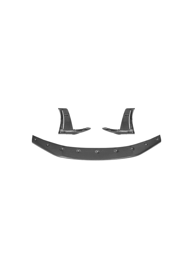 This concerns a Porsche 911 992 GT3 RS Carbon front bumper, front lip, and splitter set.