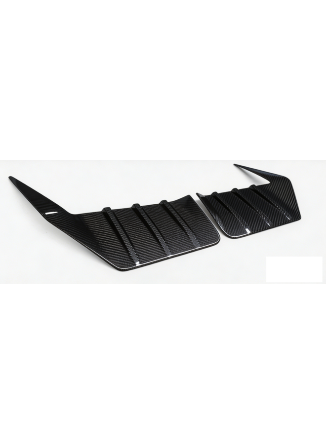 BMW G87 M2 Carbon Performance achterbumper trim set