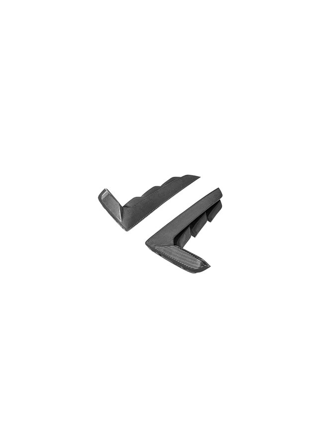 Porsche 911 992 GT3 RS Carbono Frunk Louvres – Conjunto de Louvres de Capô de Carbono Seco | Ajuste OEM | 2023+