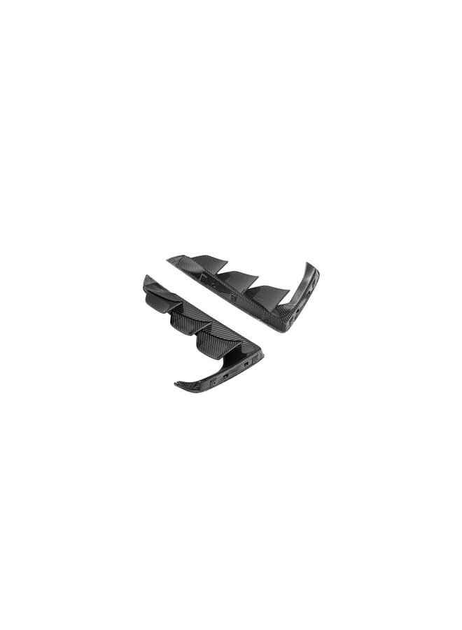 Porsche 911 992 GT3 RS Carbon Frunk Louvres – Ensemble de persiennes de capot en carbone sec | Ajustement OEM | 2023+