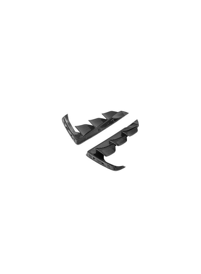 Porsche 911 992 GT3 RS Carbon Frunk Louvres – Dry Carbon Motorkap Louvres Set | OEM Pasvorm | 2023+