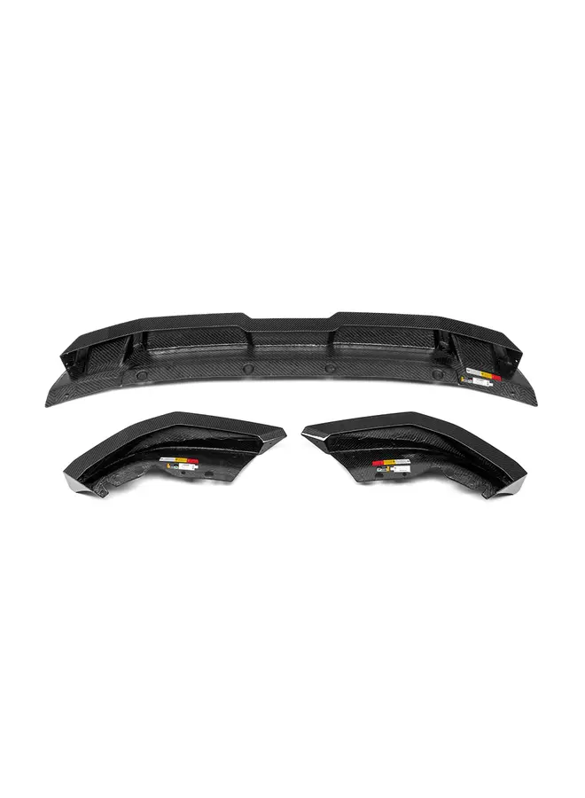 Dit betreft een BMW XM G09 Carbon Voorlip Splitter Set – Hoogglans Carbon Fiber