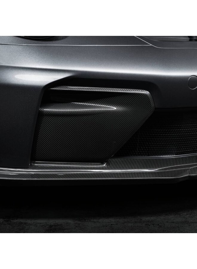 Presa d'aria in carbonio TECHART per paraurti anteriore Porsche 911 992.2 GT3 e GT3 Touring