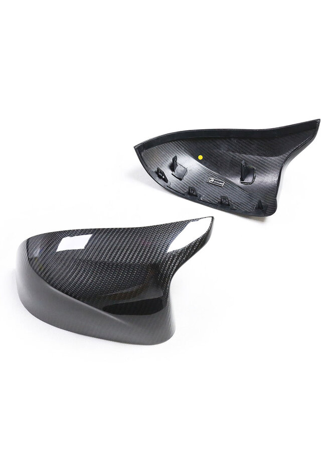 Cela concerne un jeu de coques de rétroviseurs en carbone pour BMW G09 XM.