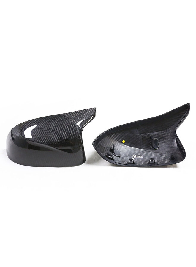 Isto diz respeito a um conjunto de capas de espelho retrovisor em fibra de carbono para BMW G09 XM.