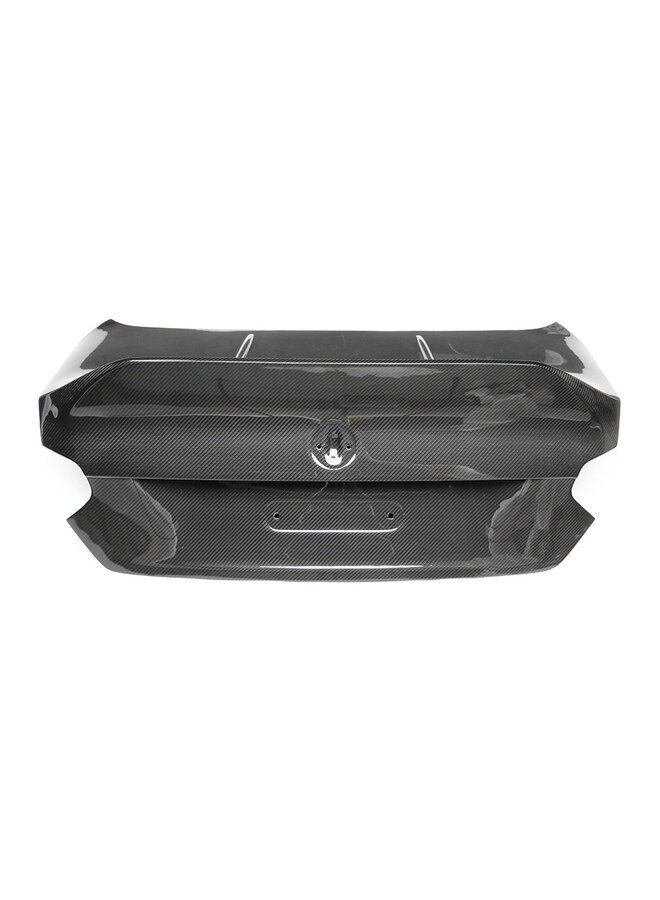 Cela concerne un couvercle de coffre style CSL en carbone pour BMW G87 M2.