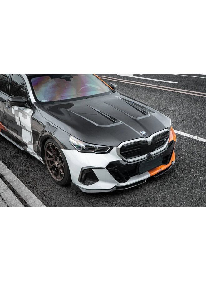 Se trata de un capó de carbono para BMW Serie 5 G60 G61 | G90 G99 M5.
