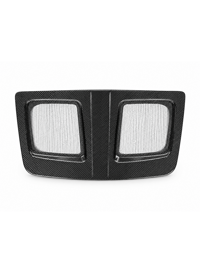 Se trata de una cubierta inferior del capó de carbono para un Porsche 911 992 GT3RS.