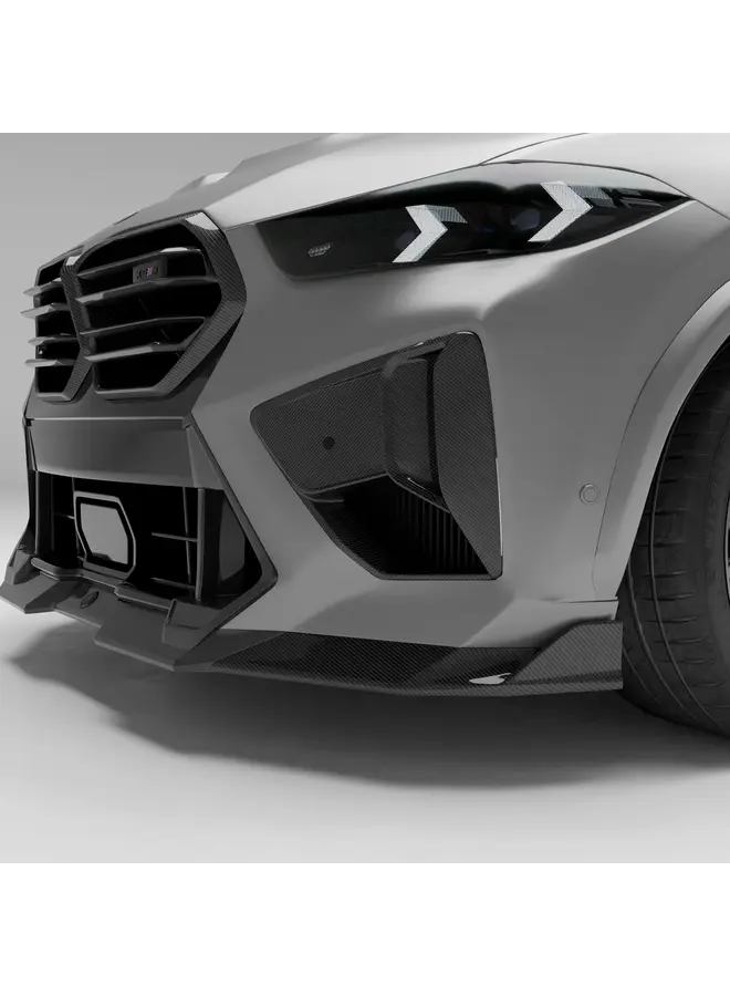 BMW X5M F95 LCI Revozport Carbon front lip