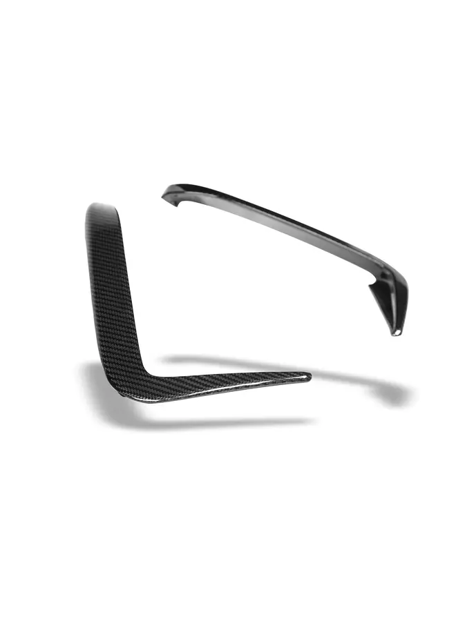 Para-choque traseiro com canards de carbono Revozport para BMW F93 M8