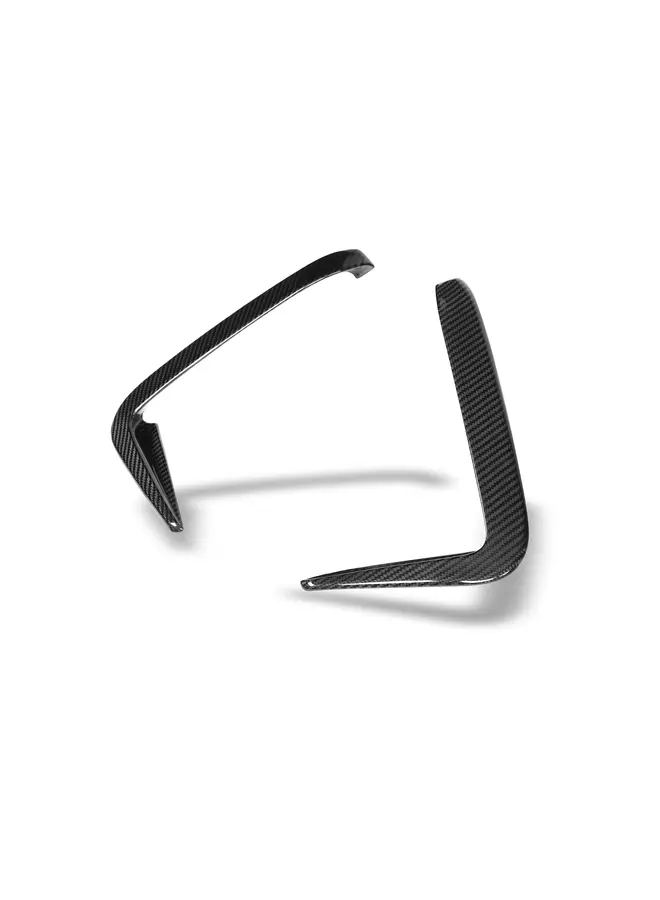 Para-choque traseiro com canards de carbono Revozport para BMW F93 M8
