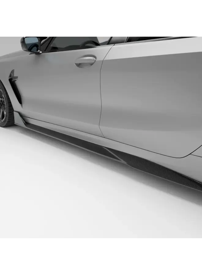 BMW F93 M8 Revozport Carbon side skirts